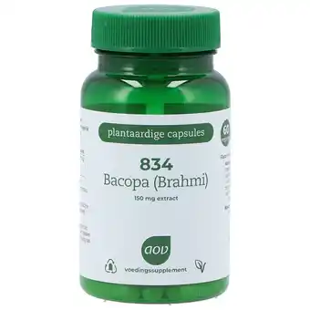 Holland & Barrett AOV 834 Bacopa (Brahmi) - 60 capsules aanbieding