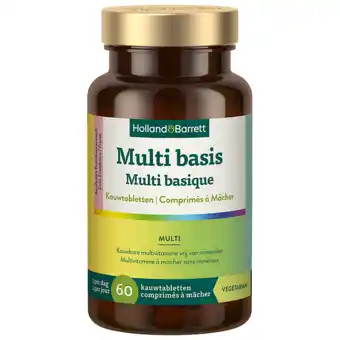 Holland & Barrett Holland & Barrett Multi Basis - 60 kauwtabletten aanbieding
