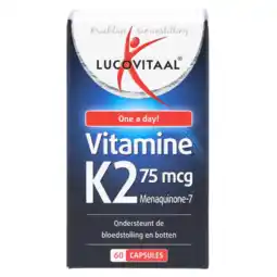 Holland & Barrett Lucovitaal Vitamine K2 75mcg (60 capsules) aanbieding