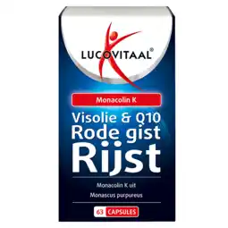 Holland & Barrett Lucovitaal Rode Gist Rijst, Visolie & Co-enzym Q10 - 63 capsules aanbieding