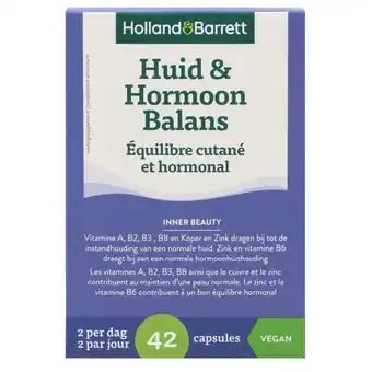 Holland & Barrett Holland & Barrett Huid & Hormoon Balans - 42 capsules aanbieding