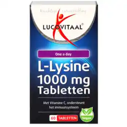 Holland & Barrett Lucovitaal L-Lysine 1000mg - 60 Tabletten aanbieding