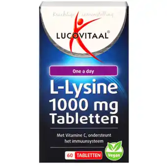 Holland & Barrett Lucovitaal L-Lysine 1000mg - 60 Tabletten aanbieding