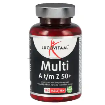 Holland & Barrett Lucovitaal Multi A t/m Z 50+ - 180 tabletten aanbieding