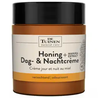 Holland & Barrett De Tuinen Honing Dag- & Nachtcrème - 120ml aanbieding