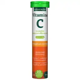 Holland & Barrett Holland & Barrett Vitamine C Bruistablet 1000mg Sinaasappelsmaak - 20 bruistabletten aanbieding