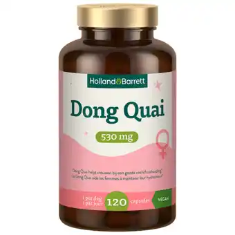 Holland & Barrett Holland & Barrett Dong Quai 530mg - 120 capsules aanbieding