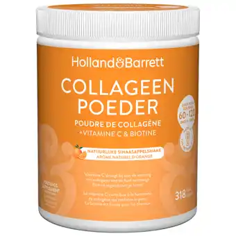 Holland & Barrett Holland & Barrett Collageen Poeder + Vitamine C & Biotine - 318g aanbieding