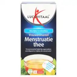 Holland & Barrett Lucovitaal Vrouwenmantel Menstruatie Thee - 20 zakjes aanbieding