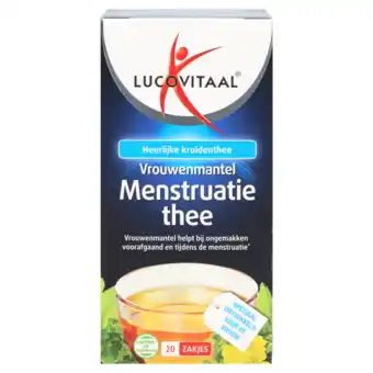 Holland & Barrett Lucovitaal Vrouwenmantel Menstruatie Thee - 20 zakjes aanbieding