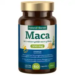 Holland & Barrett Holland & Barrett Maca 300mg - 60 capsules aanbieding