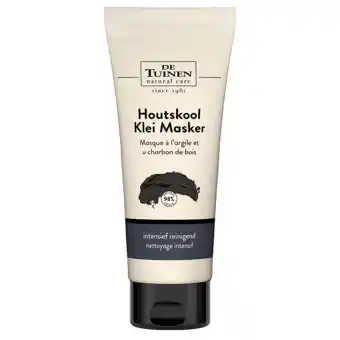 Holland & Barrett De Tuinen Houtskool Klei Masker - 100ml aanbieding