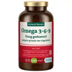 Holland & Barrett Holland & Barrett Omega 3/6/9 - 240 softgels aanbieding