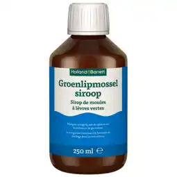 Holland & Barrett Holland & Barrett Groenlipmosselsiroop – 250 ml aanbieding