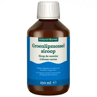 Holland & Barrett Holland & Barrett Groenlipmosselsiroop – 250 ml aanbieding