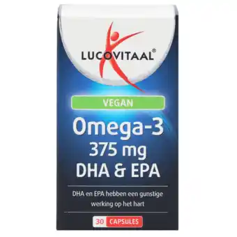 Holland & Barrett Lucovitaal Vegan Omega-3 375mg DHA & EPA - 30 capsules aanbieding
