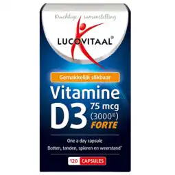 Holland & Barrett Lucovitaal Vitamine D3 75mcg - 120 capsules aanbieding