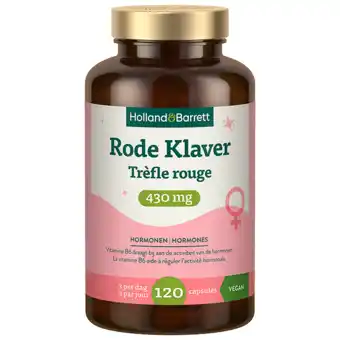 Holland & Barrett Holland & Barrett Rode Klaver 430mg - 120 capsules aanbieding