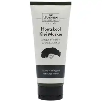 Holland & Barrett De Tuinen Houtskool Klei Masker - 200ml aanbieding