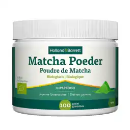 Holland & Barrett Holland & Barrett Matcha Poeder Biologisch - 100 gram aanbieding