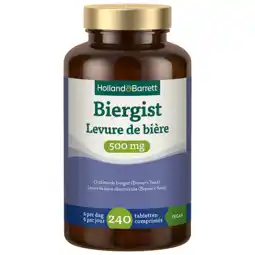 Holland & Barrett Holland & Barrett Biergist 500mg - 240 tabletten aanbieding