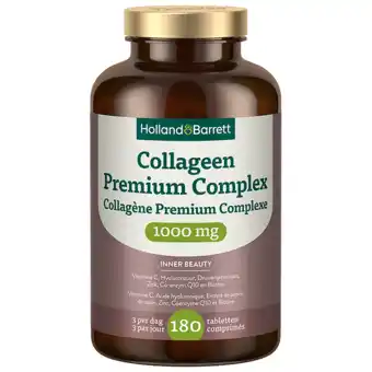 Holland & Barrett Holland & Barrett Collageen Premium Complex 1000mg - 180 tabletten aanbieding