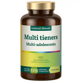 Holland & Barrett Holland & Barrett Multi Tieners - 120 tabletten aanbieding