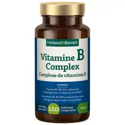 Holland & Barrett Holland & Barrett Vitamine B Complex - 120 tabletten aanbieding
