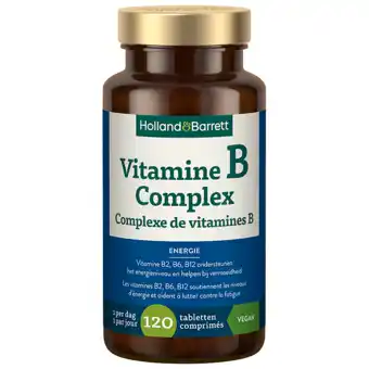 Holland & Barrett Holland & Barrett Vitamine B Complex - 120 tabletten aanbieding
