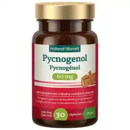 Holland & Barrett Holland & Barrett Pycnogenol 60mg - 30 capsules aanbieding