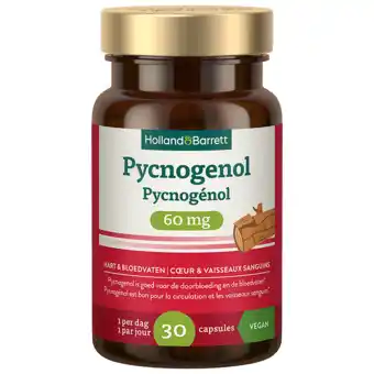 Holland & Barrett Holland & Barrett Pycnogenol 60mg - 30 capsules aanbieding