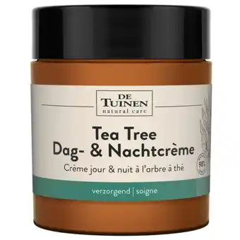 Holland & Barrett De Tuinen Tea Tree Dag- & Nachtcrème - 120ml aanbieding
