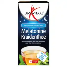 Holland & Barrett Lucovitaal Melatonine Kruidenthee - 20 Theezakjes aanbieding