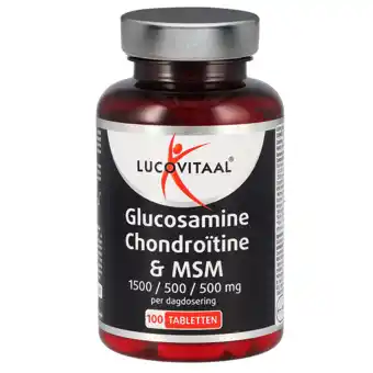 Holland & Barrett Lucovitaal Glucosamine Chondroïtine MSM - 100 tabletten aanbieding