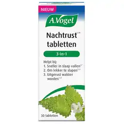 Holland & Barrett A.Vogel Nachtrust tabletten 3-in-1 - 30 tabletten aanbieding