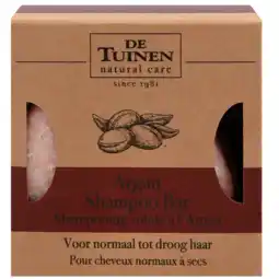 Holland & Barrett De Tuinen Argan Shampoo Bar - 80 wasbeurten aanbieding