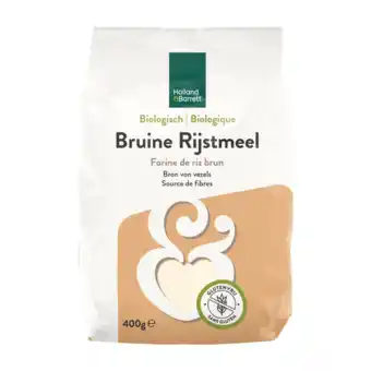 Holland & Barrett Holland & Barrett Glutenvrij Bruine Rijstmeel Bio - 400g aanbieding