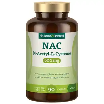 Holland & Barrett Holland & Barrett NAC N-Acetyl-L-Cysteïne 600mg - 90 capsules aanbieding