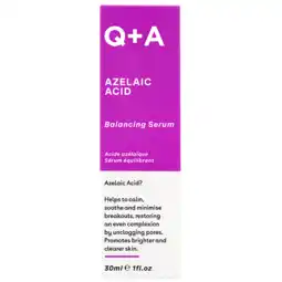 Holland & Barrett Q+A Azelaic Acid Balancing Serum - 30ml aanbieding