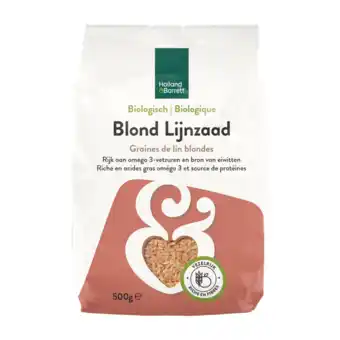 Holland & Barrett Holland & Barrett Heel Blond Lijnzaad - 500g aanbieding