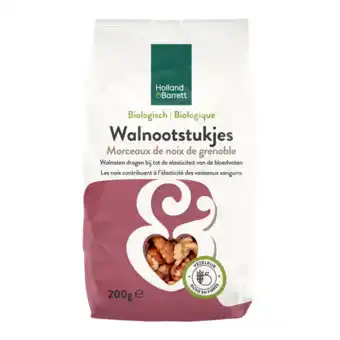 Holland & Barrett Holland & Barrett Ongebrande Walnootstukjes Bio - 200g aanbieding