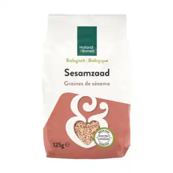 Holland & Barrett Holland & Barrett Sesamzaad Bio - 125g aanbieding