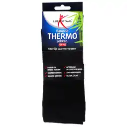 Holland & Barrett Lucovitaal Bamboe Thermosokken Maat 43-46 - 1 paar aanbieding