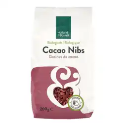 Holland & Barrett Holland & Barrett Cacao Nibs Bio - 200g aanbieding