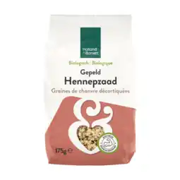Holland & Barrett Holland & Barrett Gepeld Hennepzaad Bio - 175g aanbieding