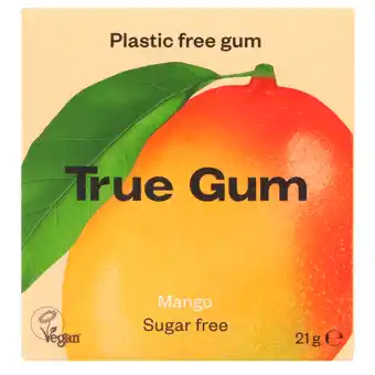 Holland & Barrett True Gum Mango - 21g aanbieding