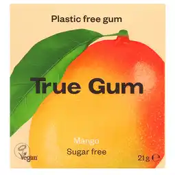 Holland & Barrett True Gum Mango - 21g aanbieding