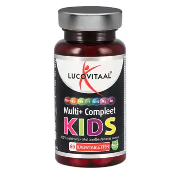 Holland & Barrett Lucovitaal Multi+ Complex Kids - 60 kauwtabletten aanbieding