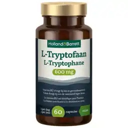 Holland & Barrett Holland & Barrett L-Tryptofaan 600mg - 60 capsules aanbieding