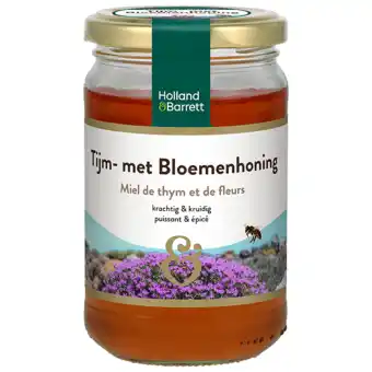 Holland & Barrett Holland & Barrett Tijmhoning Met Bloemenhoning - 350g aanbieding